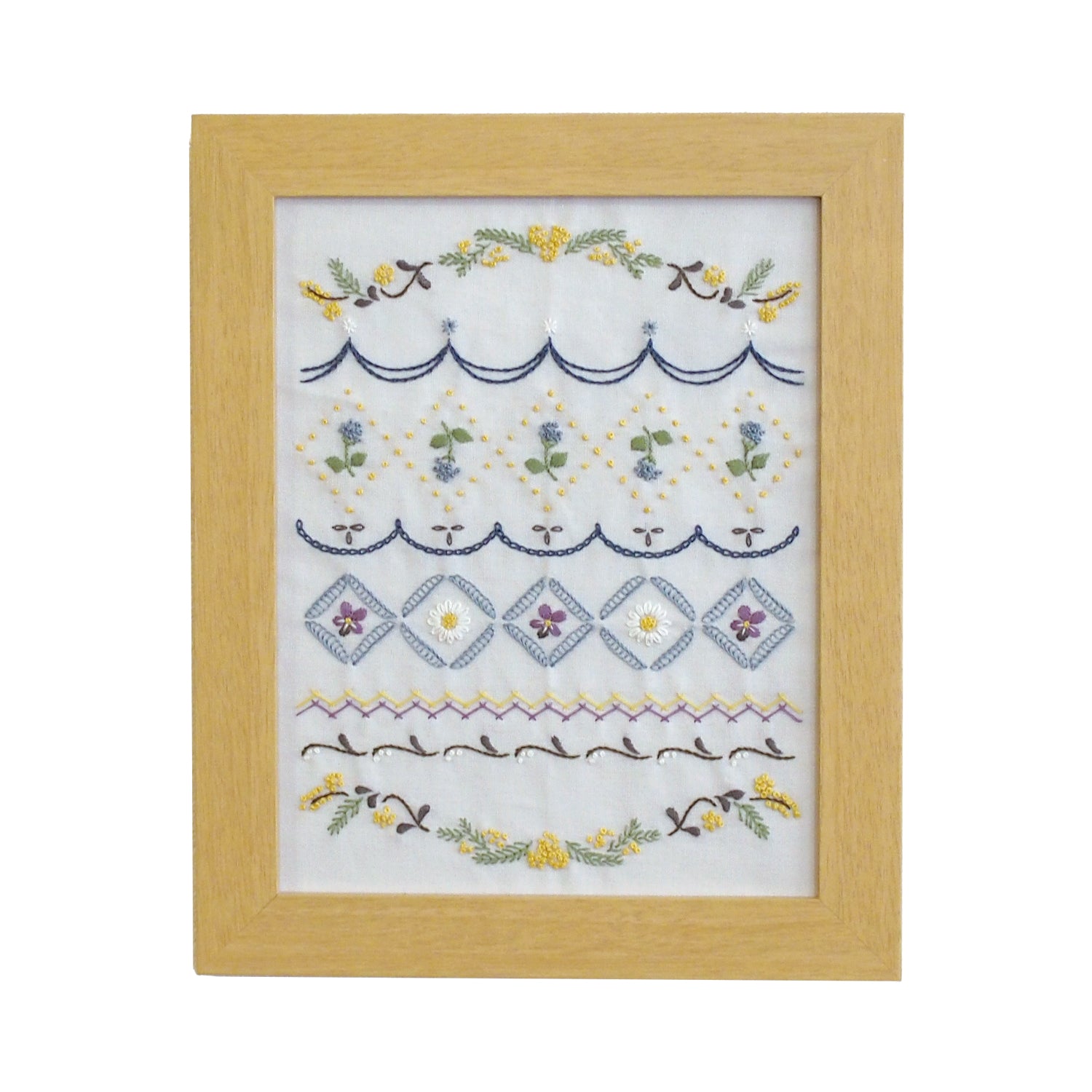 GARDEN PARTY French Embroidery Sampler GP-K10 Level 1 Motif Sampler