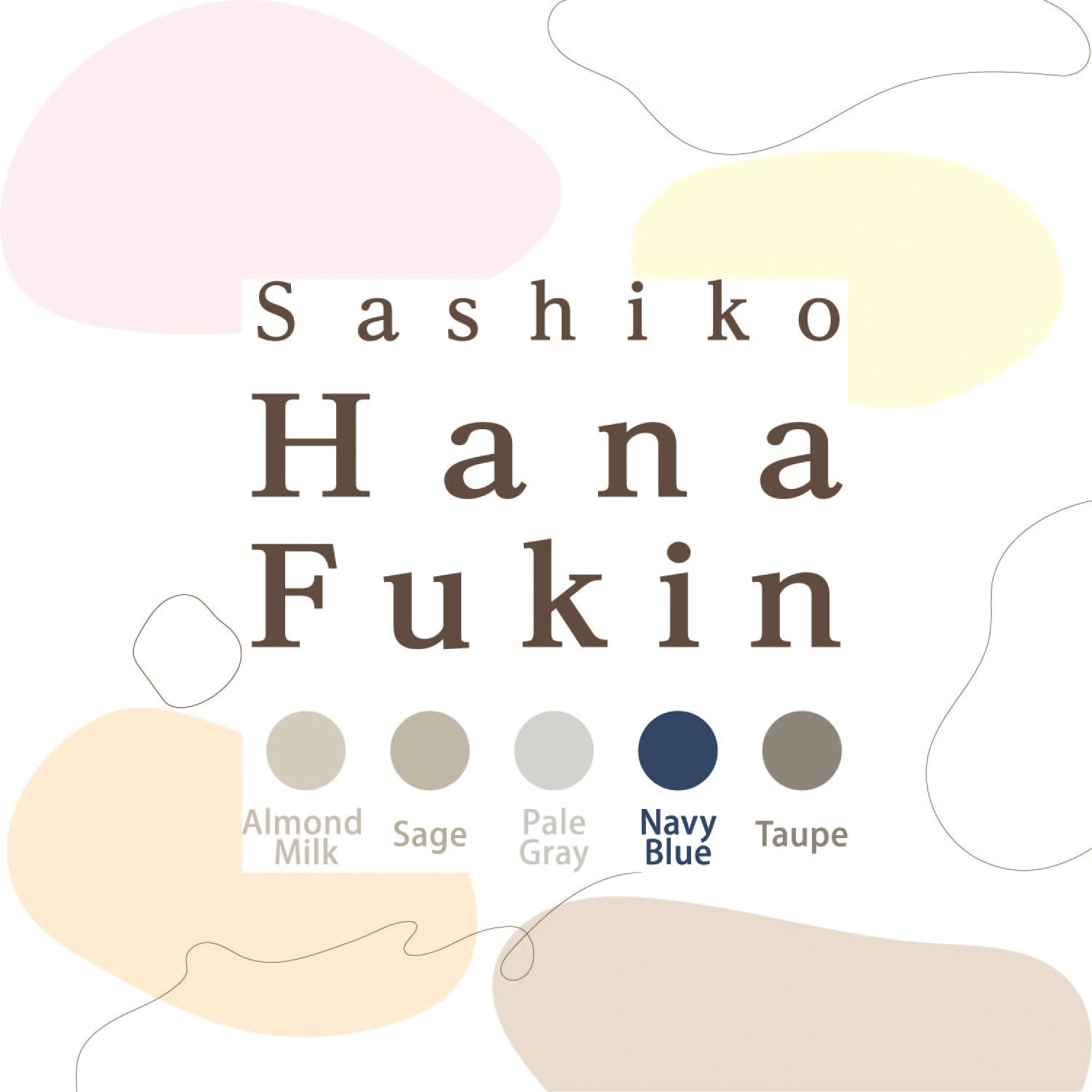 Sashiko Hana - Fukin (5 colors, 1 of each) SHF-1