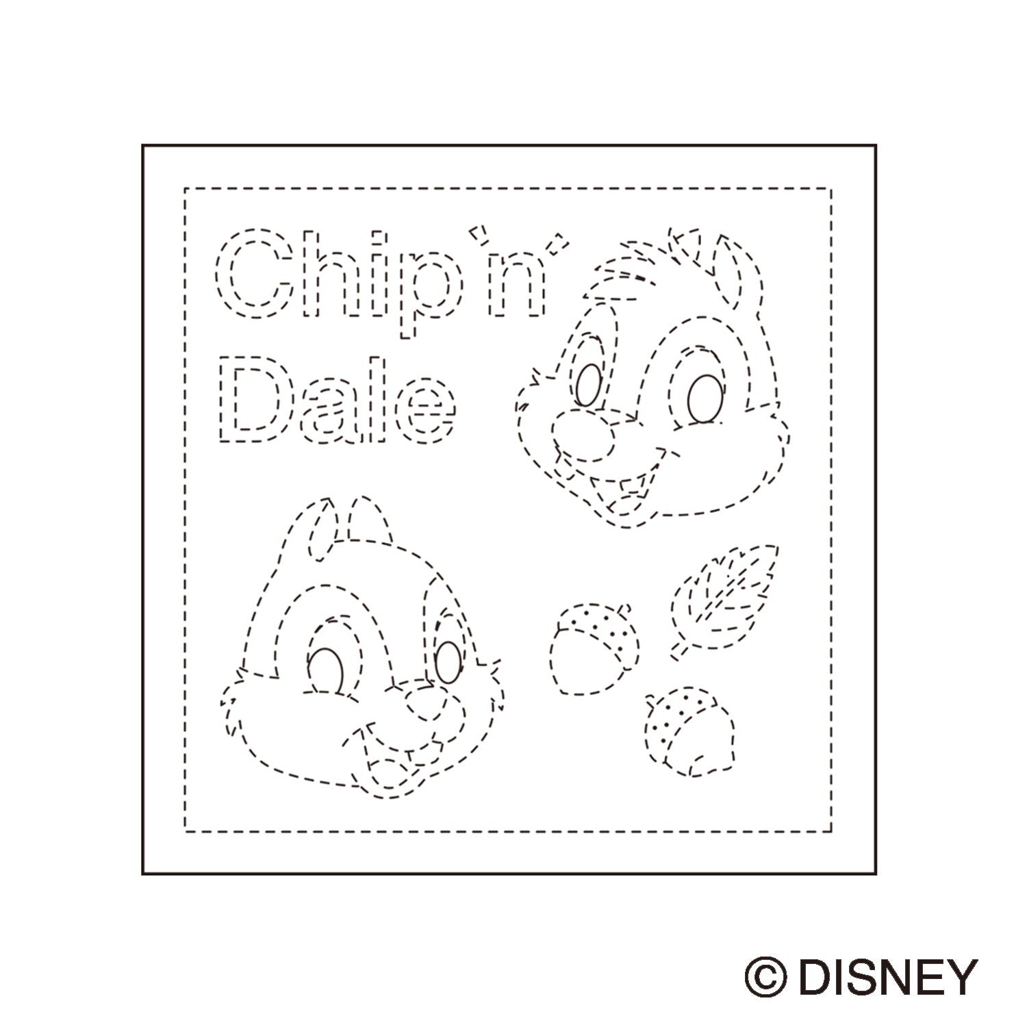 Flower Towel 69 Chip &amp; Dale