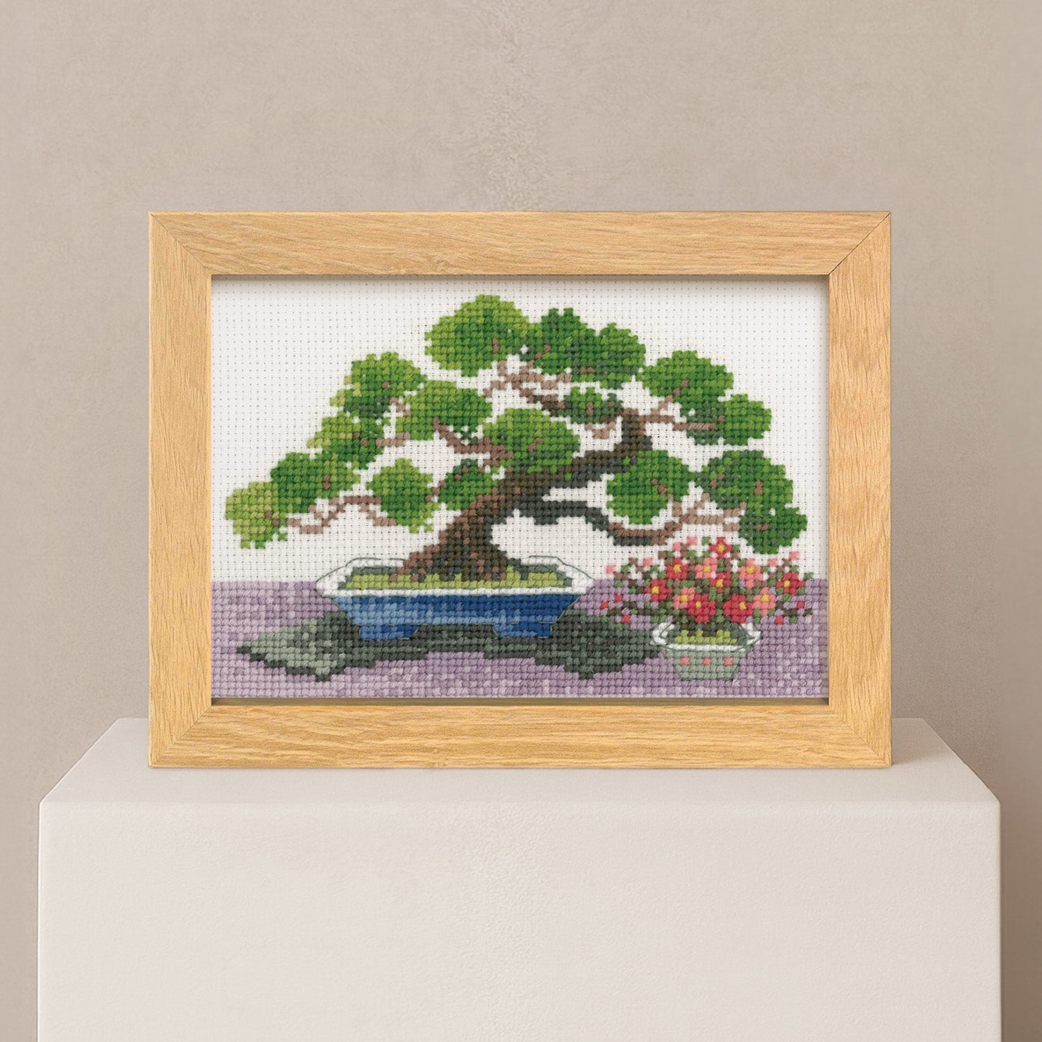 刺しゅうキット12ヶ月のBONSAI