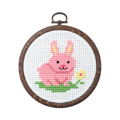 No.7350 Rabbit and flowers