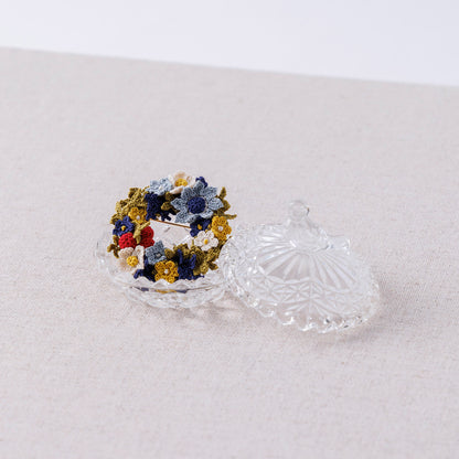 Forest Wreath Brooch Pattern