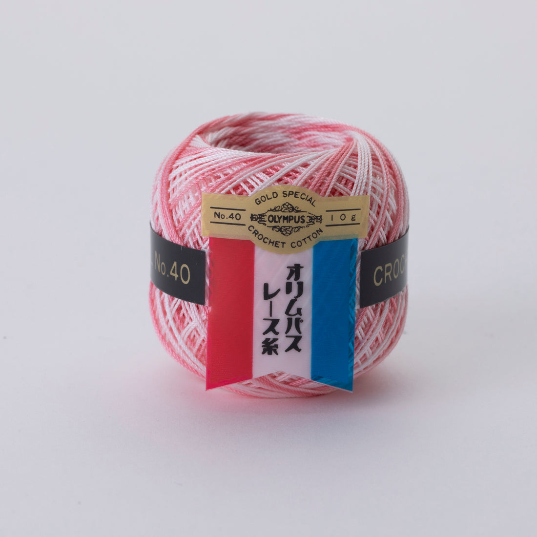 金票40番レース糸 10g玉巻　ボカシ