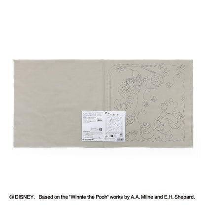 Sashiko Sampler H-10129 Pooh &amp;amp; Tigger (Almond Milk)