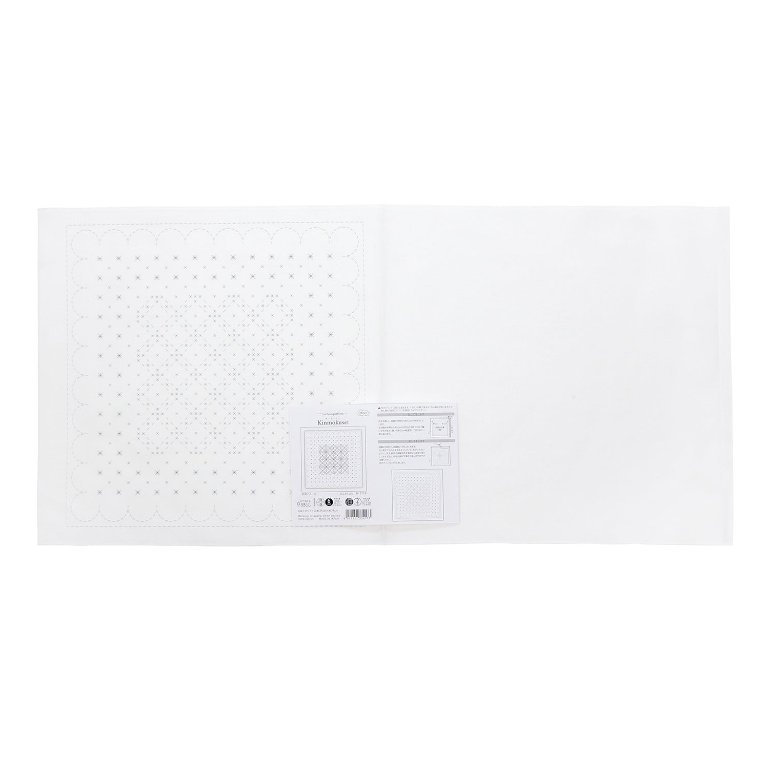 Sashiko sampler H-1114 Kinmokusei (White)