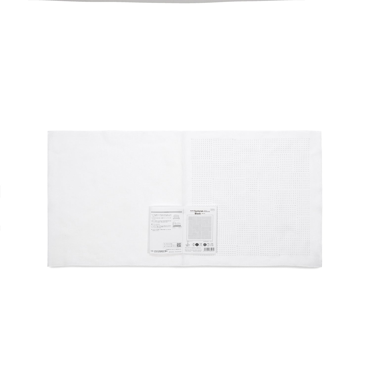 Sashiko Sampler H-1116 Block (White)