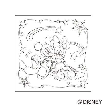 Flower Dishcloth H-1126 Mickey &amp;amp; Minnie (white)