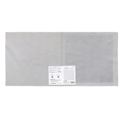 花ふきんH-13106 一目刺し用ガイド付きさらしもめん 3mm間隔ドット方眼（Pale Gray）