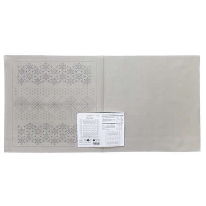 花ふきんH-13115 Snowflake(スノーフレーク)（Pale Gray）