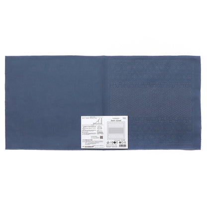 花ふきんH-14110 Snow crystal（スノークリスタル）（Navy Blue）