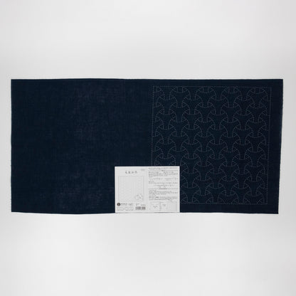 Sashiko Sampler H-2015 Maru Bishamon (indigo)