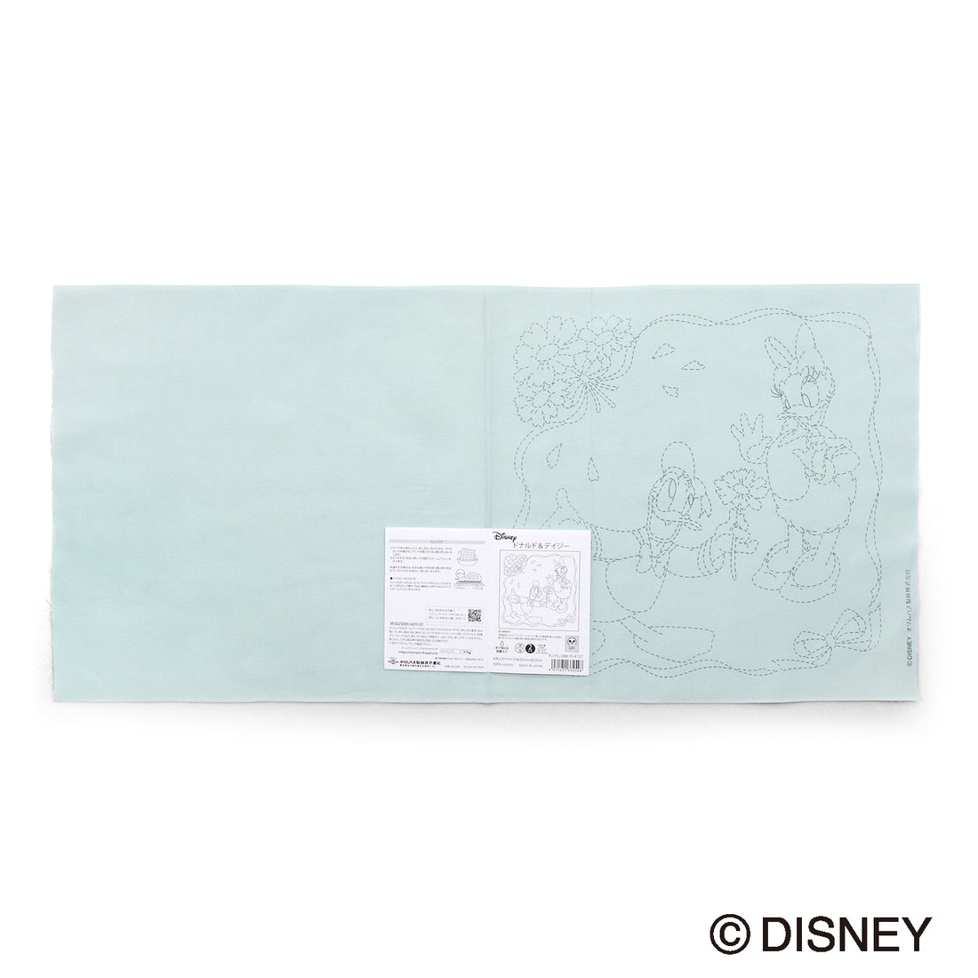 Flower Dishcloth H-4127 Donald &amp;amp; Daisy (light blue)