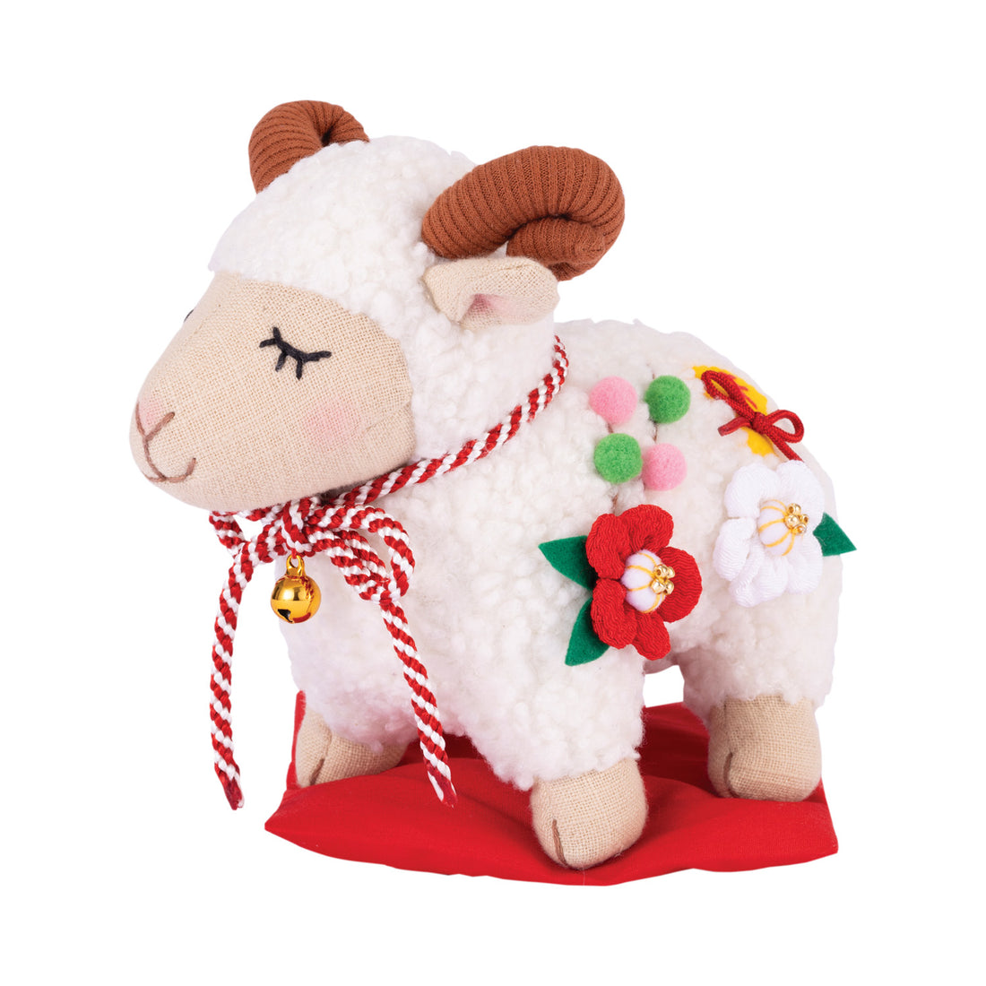 PA-822 Sheep with a camellia decoration
