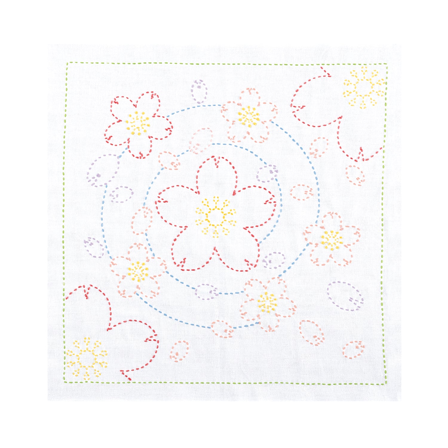 SK-483 Cherry Blossoms in Riverside (White)