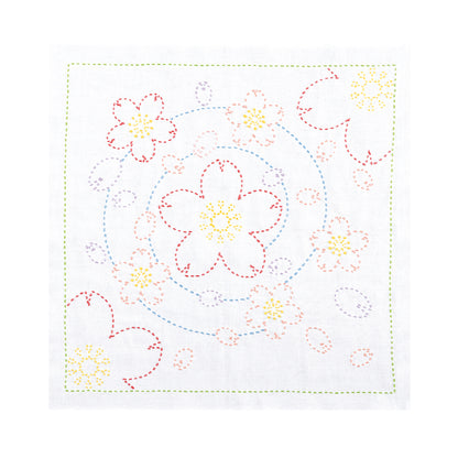 SK-483 Cherry Blossoms in Riverside (White)