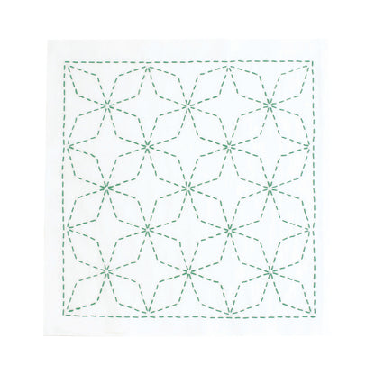 Sashiko 267 Sashiko Sampler, Kaku-Shippo (White)