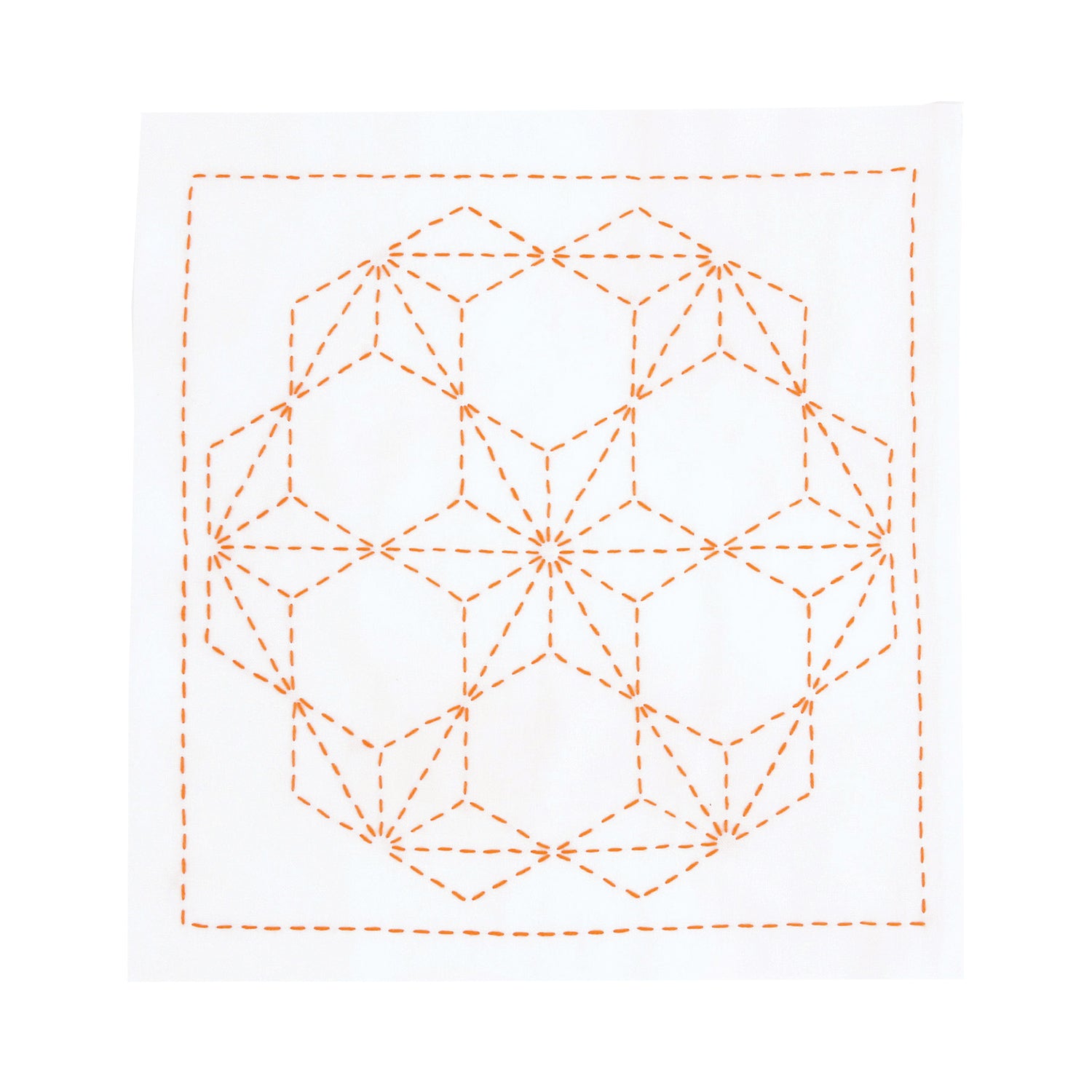Sashiko 269 Sashiko Sampler Tobi-Asanoha (White)